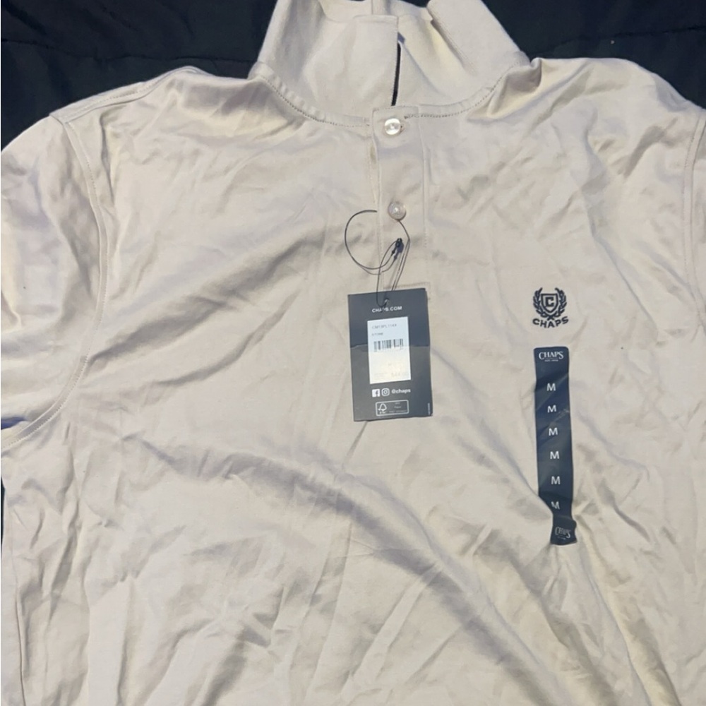 Chaps tan button up